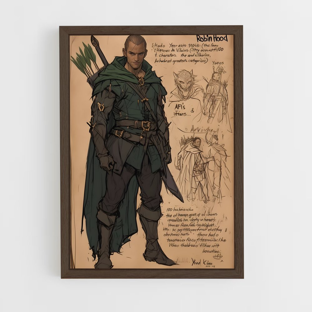 Poster Le Tyran des Bois – affiche Tir à l’arc (vue 5)